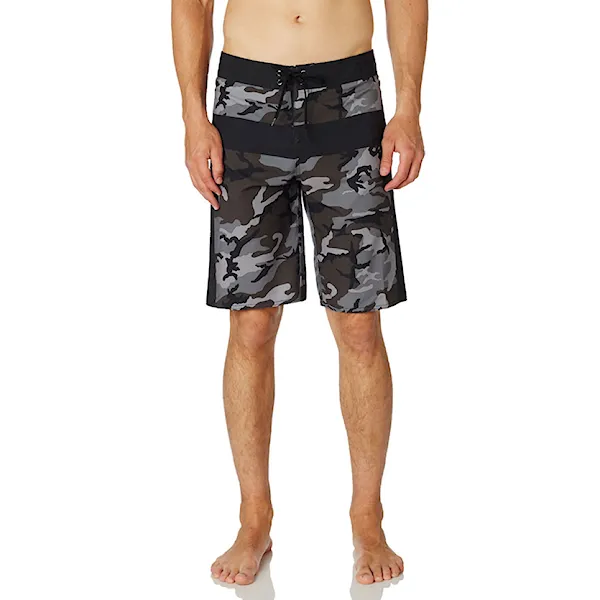 Plavky Fox Camouflage Moth black camo 2018