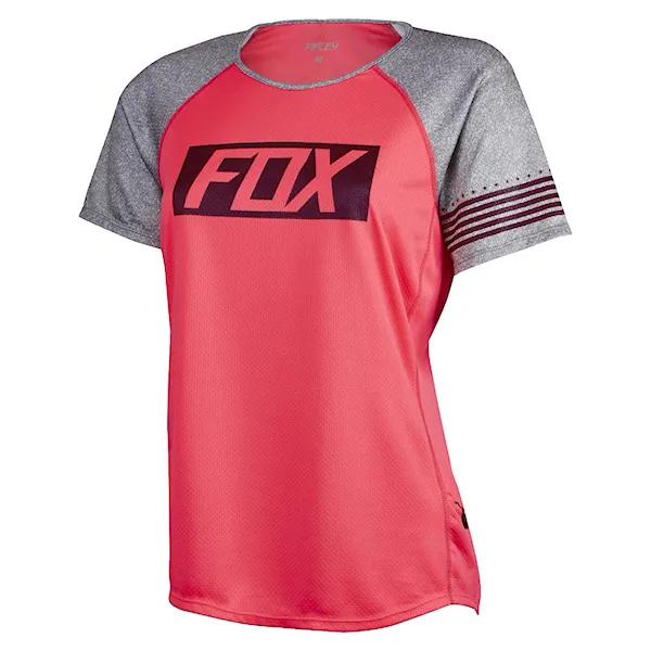 Bike dres Fox Wms Ripley Ss Jersey neo red 2016