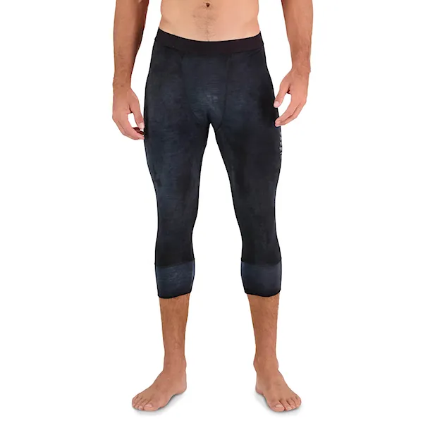 Spodky ¾ Mons Royale Cascade Merino Flex 200 3/4 Legg black acid wash 2024