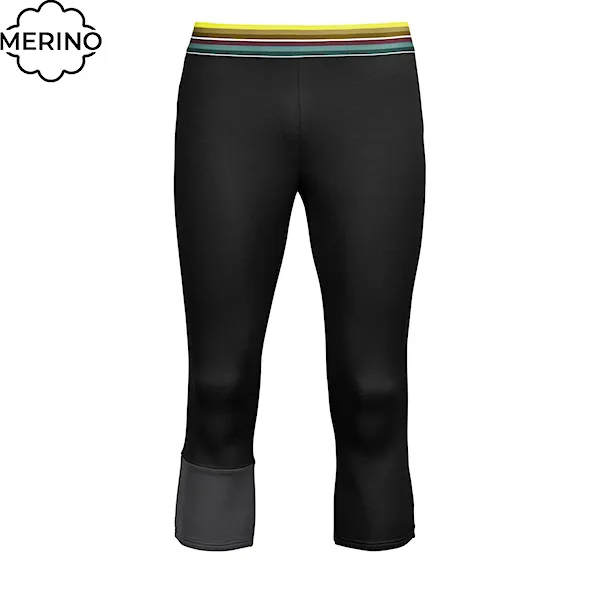 Spodky ¾ ORTOVOX Fleece Light Short Pants black raven 2026