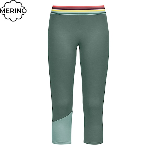 Spodky ¾ ORTOVOX Wms Fleece Light Short Pants arctic grey 2025