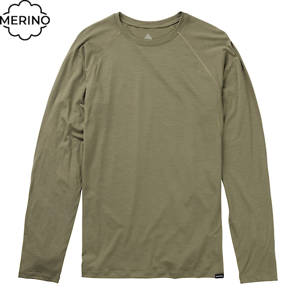 Koszulka Burton Phayse Crew forest moss 2024