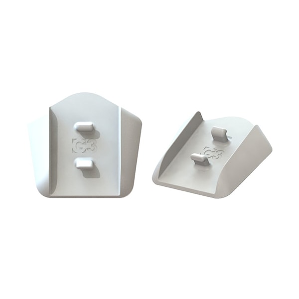 Diely pre splitboarding G3 Mounted Tail Connector Package white