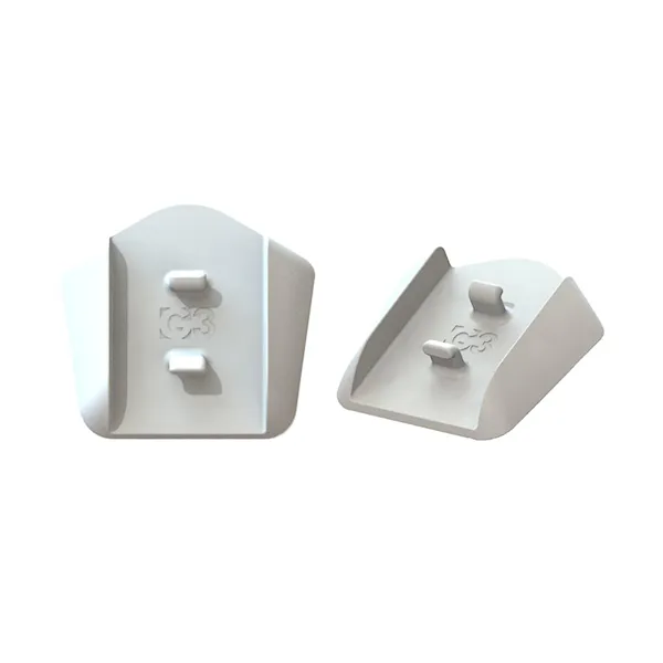 Części splitboardowe G3 Mounted Tail Connector Package white