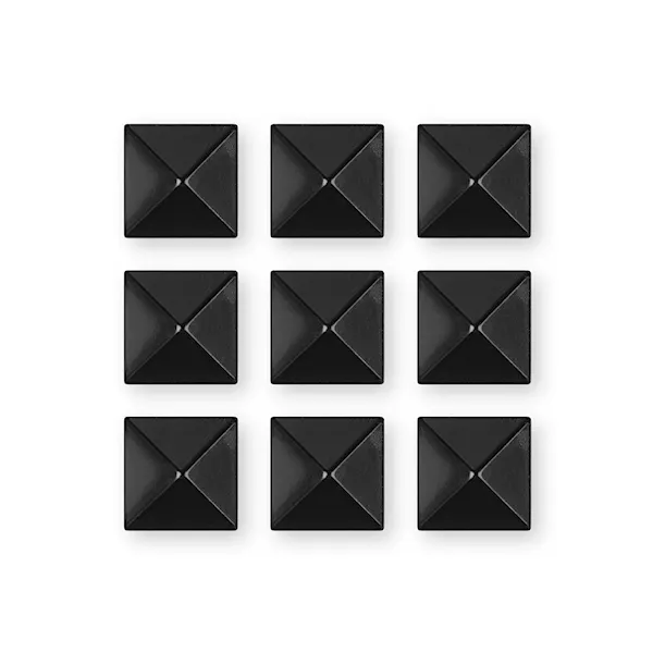 Snowboard Stomp Pad Gravity Pyramid Studs black