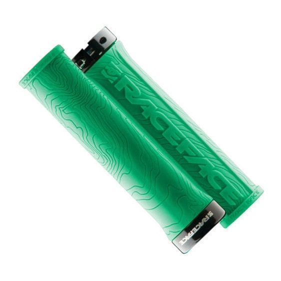 Bike Grips Race Face Half Nelson Single Lock On green