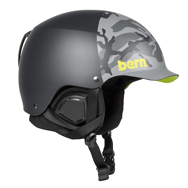 Helma na snowboard Bern Baker matte black camo hatstyle 2016