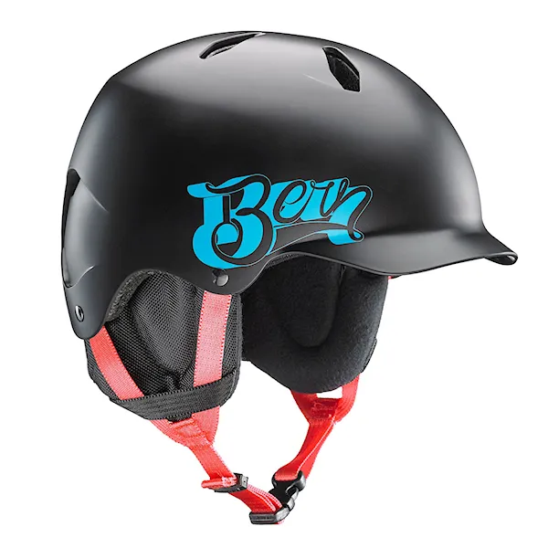 Snowboard Helmet Bern Bandito satin black baseball 2016