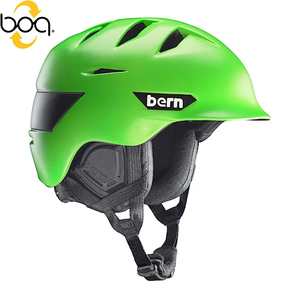 Helma na snowboard Bern Kingston matte neon green 2016