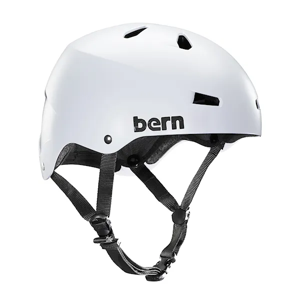 Skateboard Helmet Bern Macon H2O satin white 2018