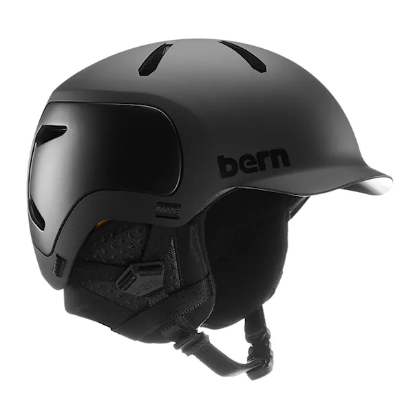 Snowboard Helmet Bern Watts 2.0 Mips matte black 2026