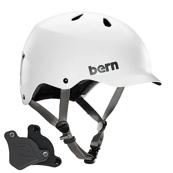 Prilba na wakeboard Bern Watts H2O satin white 2021
