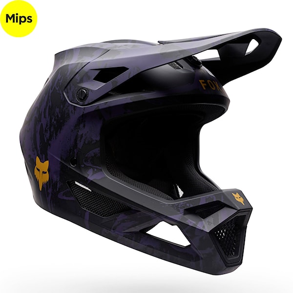 Prilba na bicykel Fox Rampage Image Print plum 2026