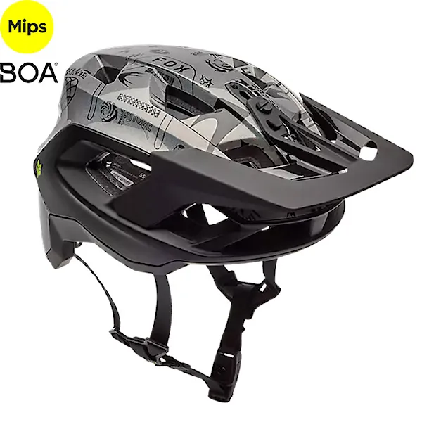 Bike Helmet Fox Speedframe Pro Lunar SE black 2025