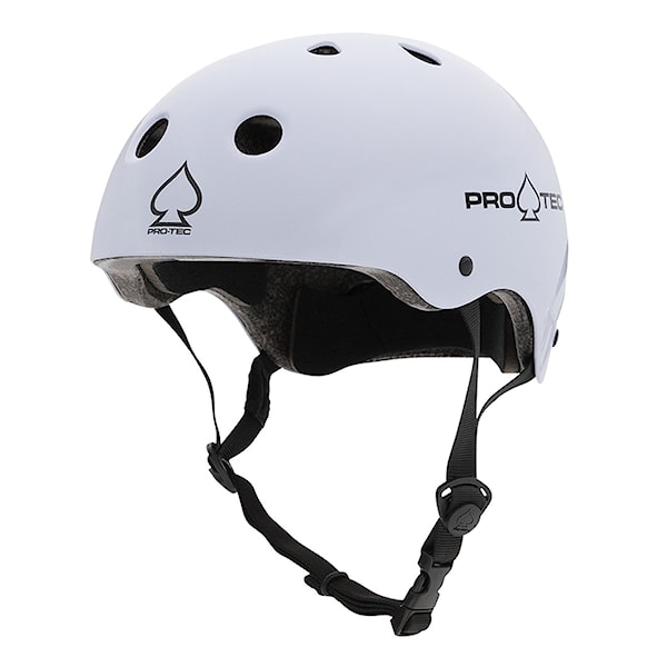 Skateboard Helmet Pro-Tec Classic Cert gloss white