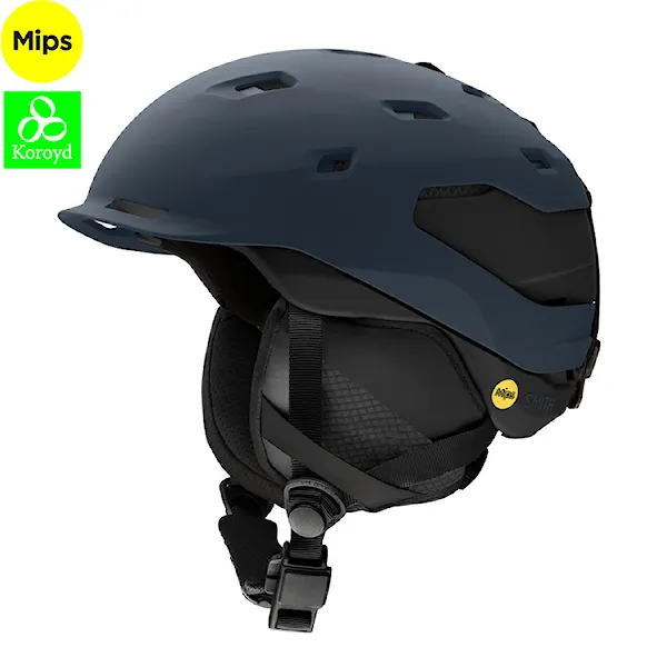 Kask snowboardowy Smith Quantum Mips matte french navy black 2022