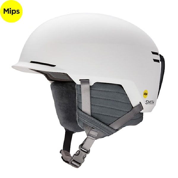 Kask snowboardowy Smith Scout Mips matte white 2026