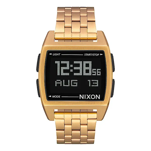 Hodinky Nixon Base all gold 2019
