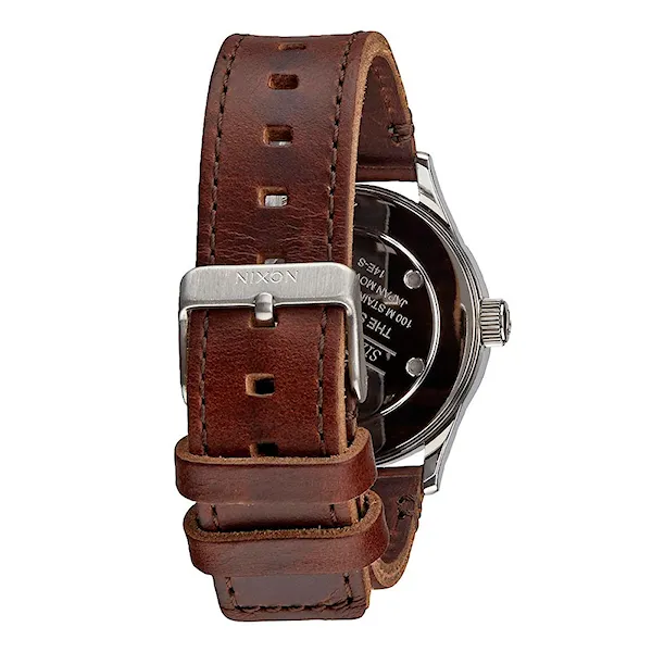 Hodinky Nixon Sentry 38 Leather blue/brown 2016