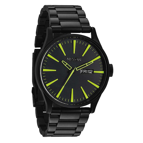 Hodinky Nixon Sentry Ss all black/lum 2014