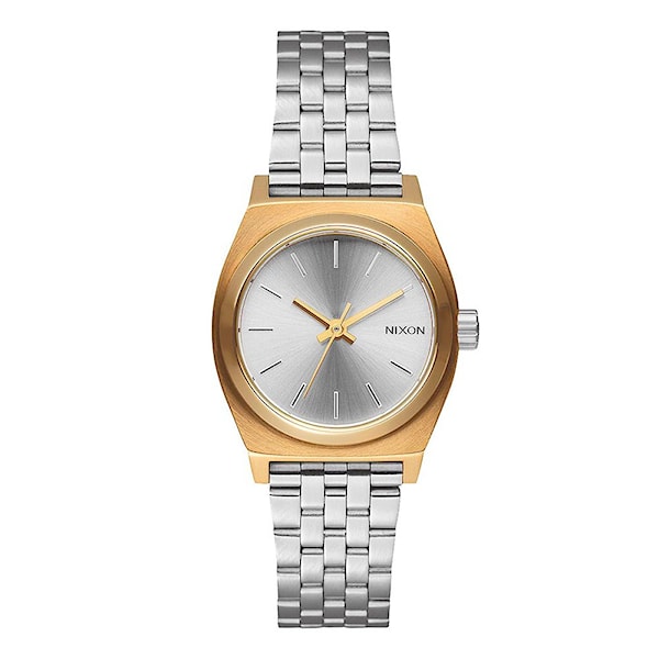 Hodinky Nixon Small Time Teller gold/silver 2016