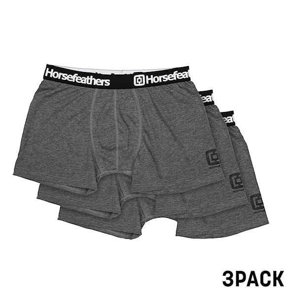 Boxer Shorts Horsefeathers Dynasty 3 Pack heather anthracite