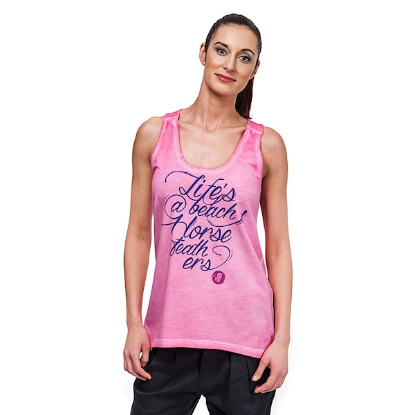 Tielko Horsefeathers Life Is A Beach washed pink 2015