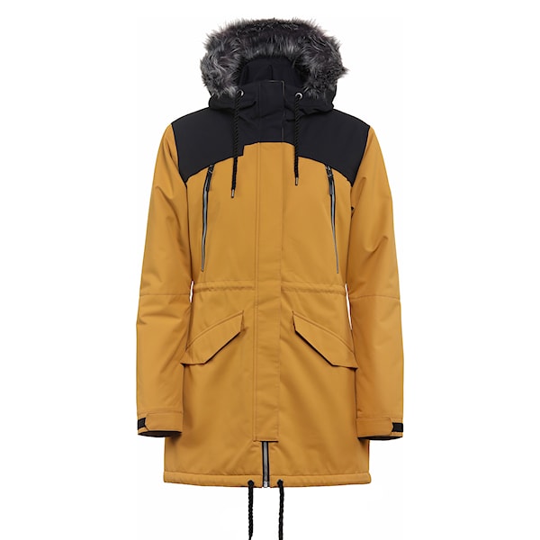 Zimná bunda do mesta Horsefeathers Maddy spruce yellow 2025