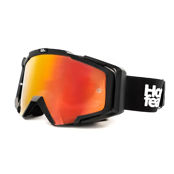 Bike brýle Horsefeathers Patriot black | mirror red