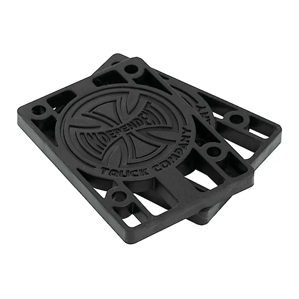 Skateboard podložky pod trucky Independent Independent Risers 4281 1/4 black