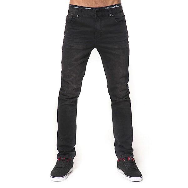 Kalhoty Horsefeathers Flip washed black 2016