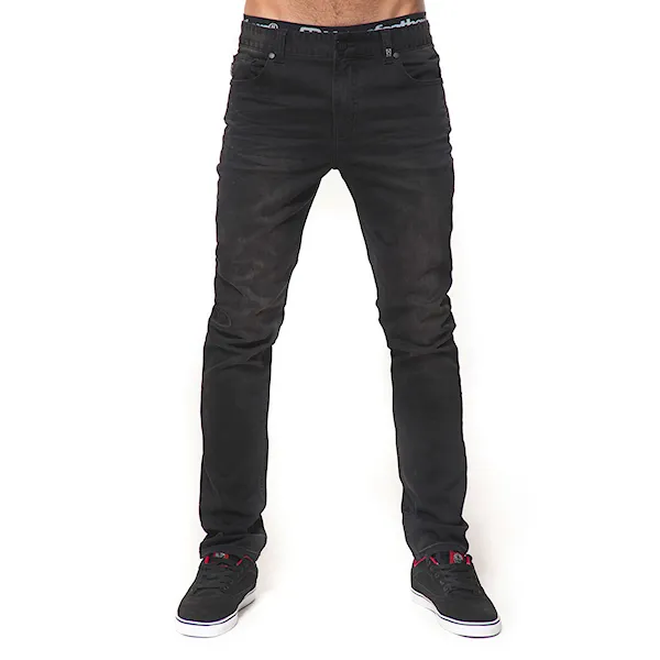 Kalhoty Horsefeathers Flip washed black 2016