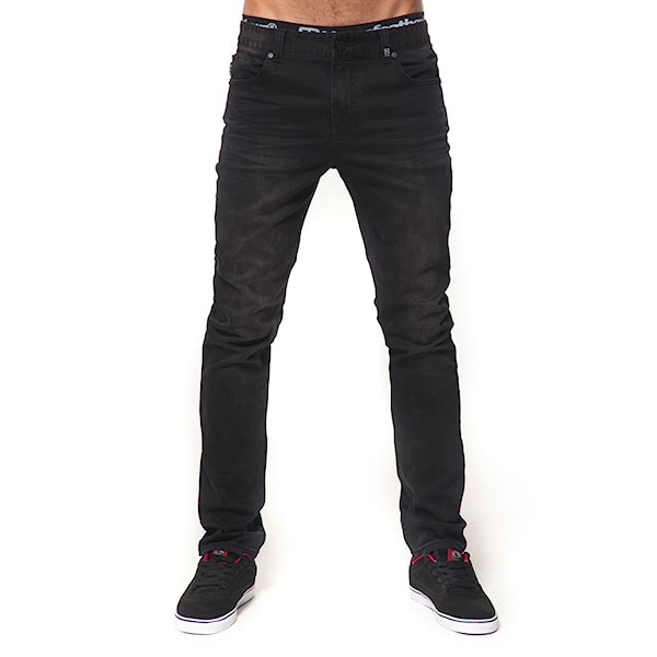Kalhoty Horsefeathers Flip washed black 2015