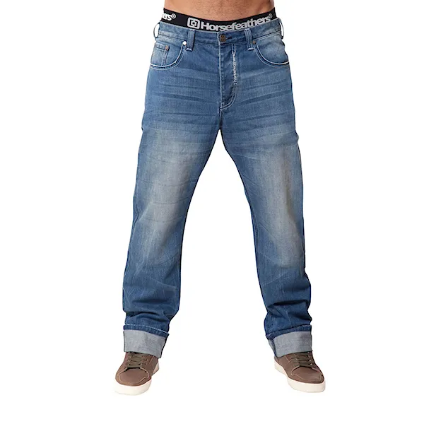 Pants Horsefeathers Ground light blue 2015