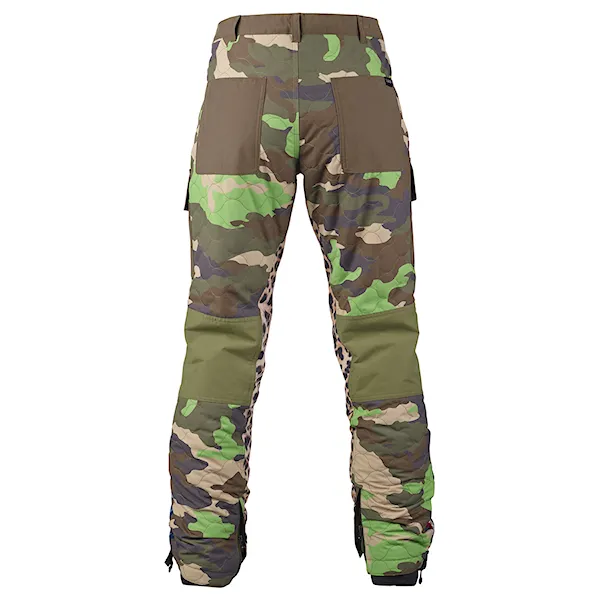 Kalhoty na snowboard Burton L.a.m.b. Lion Storm olivine/riot plaid/woodland camo 2018