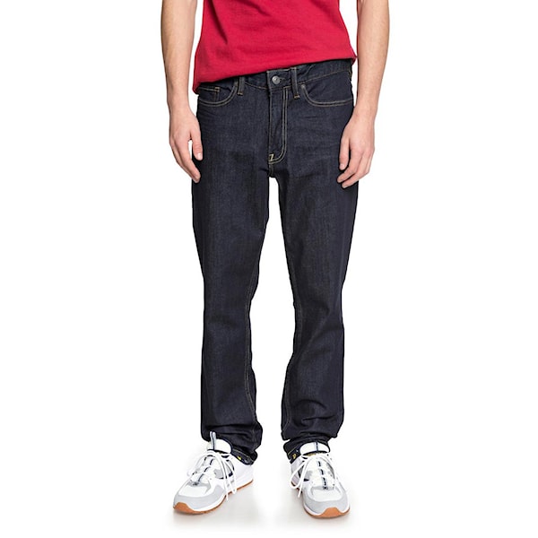 Kalhoty DC Worker Straight Stretch indigo rinse 2018