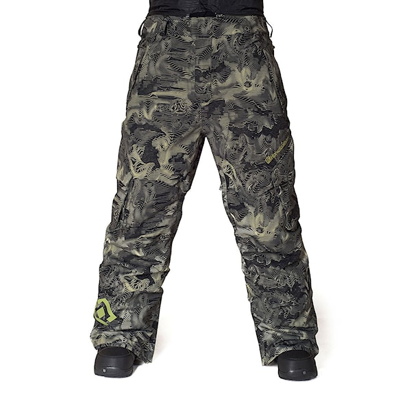 Kalhoty na snowboard Horsefeathers Benson olive camo 2016