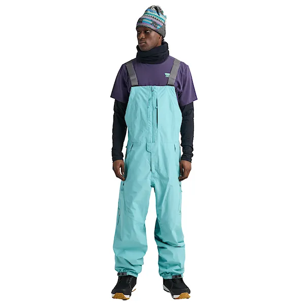 Kalhoty na snowboard Burton Reserve Relaxed 2L Bib mineral blue 2027