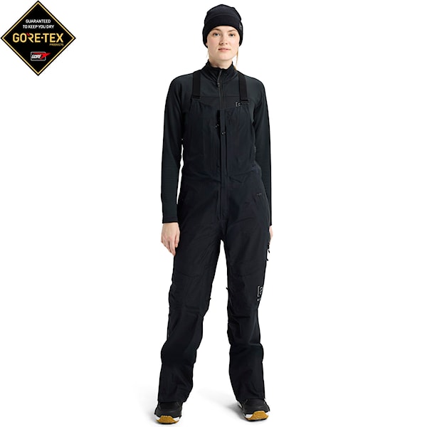Nohavice na snowboard Burton Wms [ak] GORE-TEX Kimmy 3L Bib true black 2026