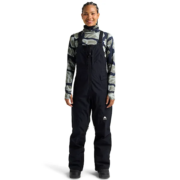 Spodnie snowboardowe Burton Wms GORE-TEX Reserve 2L Bib Regular true black 2027