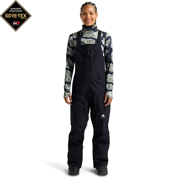 Nohavice na snowboard Burton Wms GORE-TEX Reserve 2L Bib true black 2026