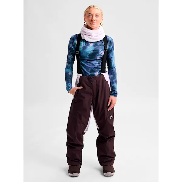 Kalhoty na snowboard Burton Wms Reserve 2L 3In1 Pant bear hug brown/moondust purple 2027