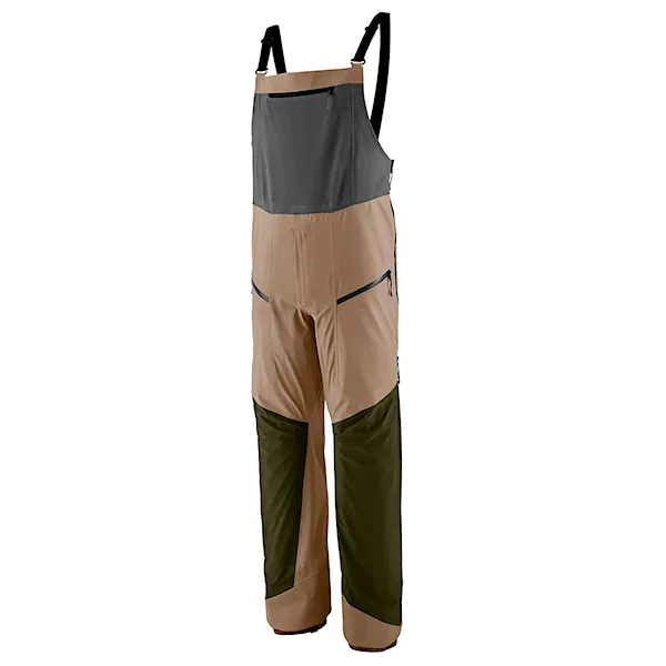 Nohavice na snowboard Patagonia M's Snowdrifter Bibs seabird grey 2025