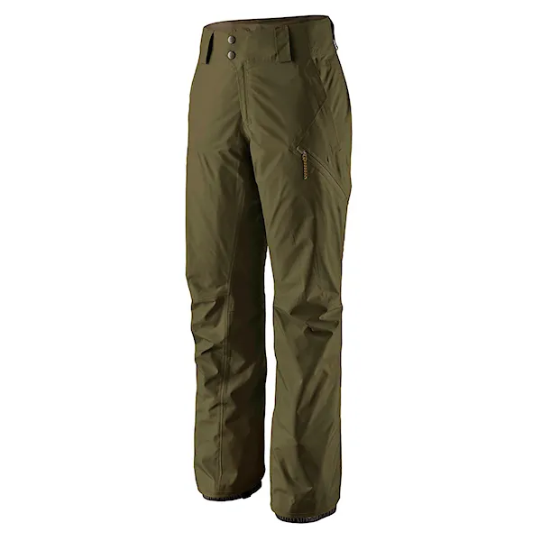 Nohavice na snowboard Patagonia W's Powder Town Pants pine needle green 2025