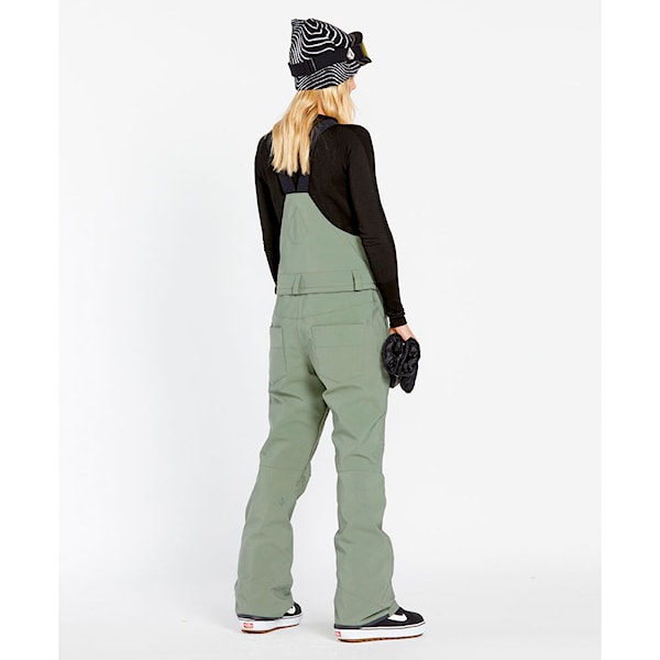 Nohavice na snowboard Volcom Wms Swift Bib Overall lichen green 2025