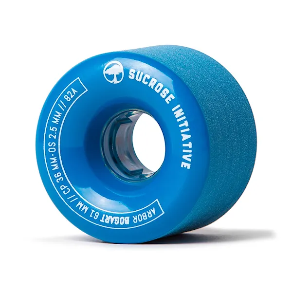 Longboard kolečka Arbor Bogart 61mm/82A blue 2016
