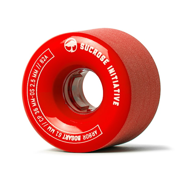 Longboard kolečka Arbor Bogart 61mm/82A red 2016