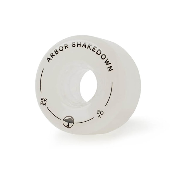 Longboard kółka Arbor Shakedown ghost white