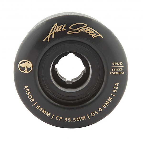 Longboard Wheels Arbor Spud Axel Serrat black