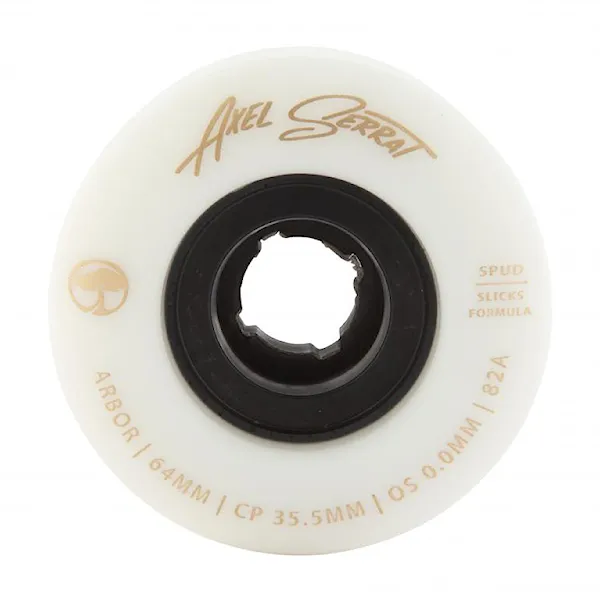 Longboard kółka Arbor Spud Axel Serrat white